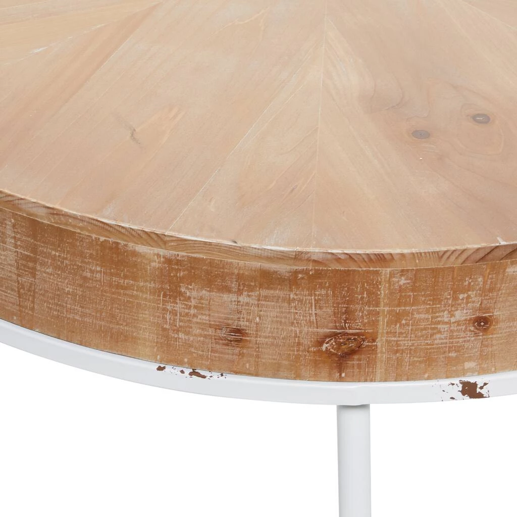 Cheap π 18'' Natural Brown Wood & Iron Modern Coffee Table by Ivory and Iris π€© 4 Cheap π 18'' Natural Brown Wood & Iron Modern Coffee Table by Ivory and Iris π€© - Image 4