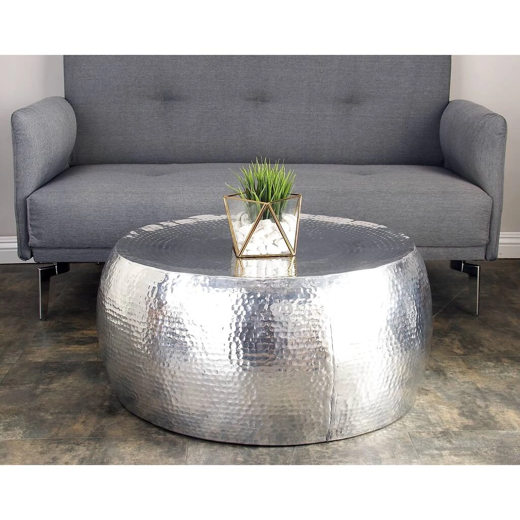 Best Sale β 30'' Silver Aluminum Contemporary Coffee Table by Ivory and Iris π€© 4 Best Sale β 30'' Silver Aluminum Contemporary Coffee Table by Ivory and Iris π€© - Image 4