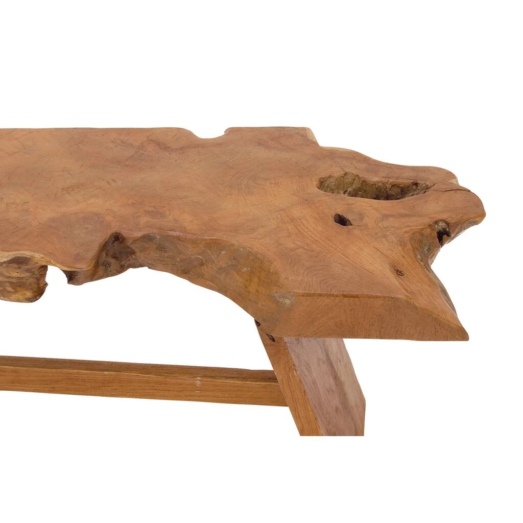 Budget β 35" Brown Teak Contemporary Coffee Table by Ivory and Iris π 3 Budget β 35" Brown Teak Contemporary Coffee Table by Ivory and Iris π - Image 3