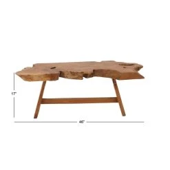 Budget β 35" Brown Teak Contemporary Coffee Table by Ivory and Iris π 8 Budget β 35" Brown Teak Contemporary Coffee Table by Ivory and Iris π -Cheap Ivory and Iris Store D373690S 4