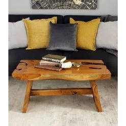 Budget β 35" Brown Teak Contemporary Coffee Table by Ivory and Iris π 9 Budget β 35" Brown Teak Contemporary Coffee Table by Ivory and Iris π -Cheap Ivory and Iris Store D373690S 5