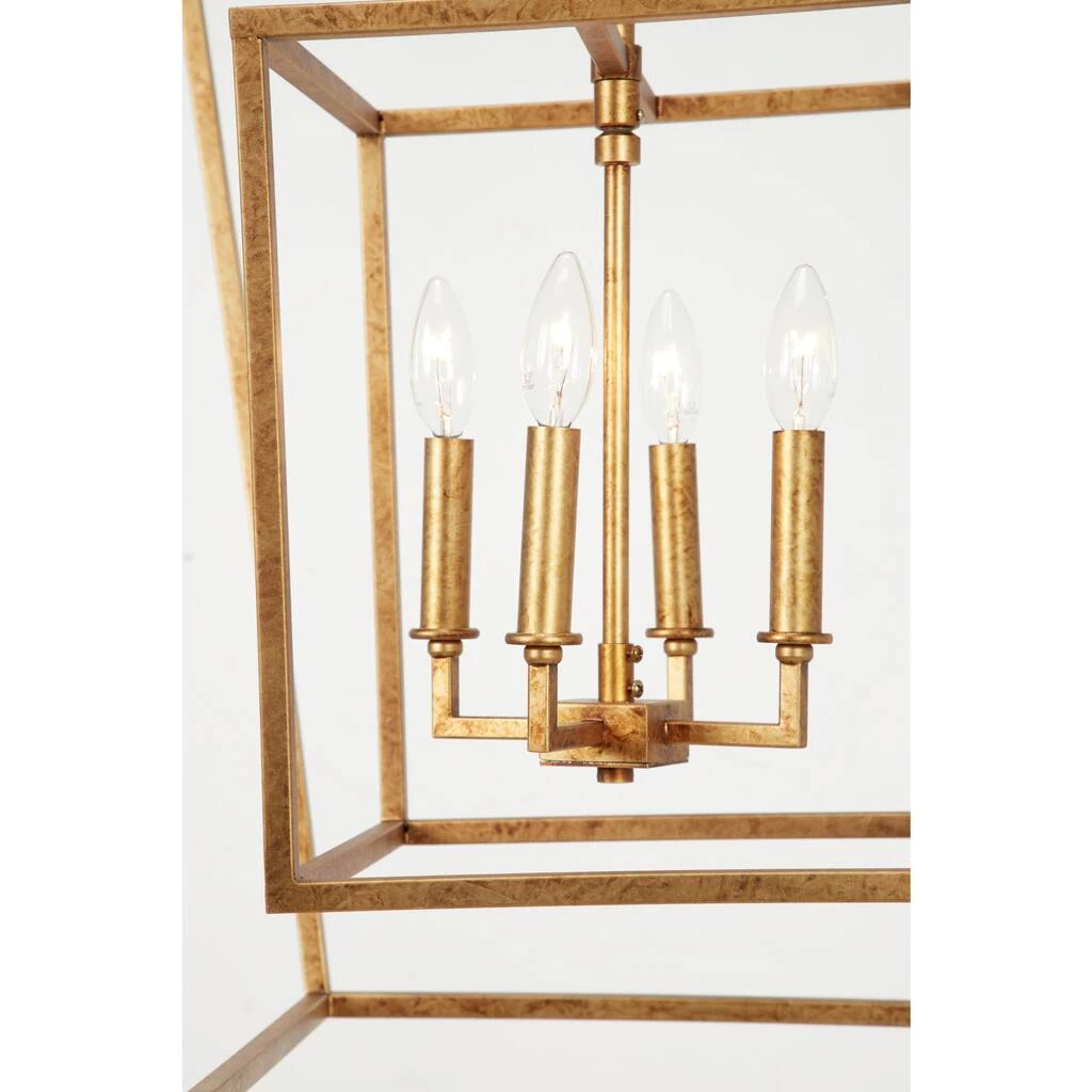 Flash Sale π Copper IRON Transitional Caged Chandelier , 29" x 20" x 20" by Ivory and Iris π 3 Flash Sale π Copper IRON Transitional Caged Chandelier , 29" x 20" x 20" by Ivory and Iris π - Image 3