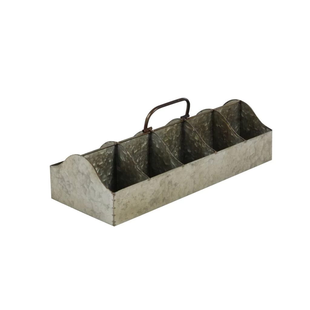 Best deal π 20" Gray Metal Farmhouse Wine Holder by Ivory and Iris π 3 Best deal π 20" Gray Metal Farmhouse Wine Holder by Ivory and Iris π - Image 3