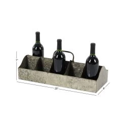 Best deal π 20" Gray Metal Farmhouse Wine Holder by Ivory and Iris π 16 Best deal π 20" Gray Metal Farmhouse Wine Holder by Ivory and Iris π -Cheap Ivory and Iris Store D396022S 8