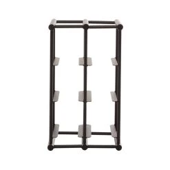 Outlet 🎁 15" Black Metal Industrial Wine Rack by Ivory and Iris ⭐ -Cheap Ivory and Iris Store D396026S 6