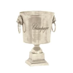 Flash Sale ❤️ 16" Silver Champagne Bucket by Ivory and Iris 🧨
