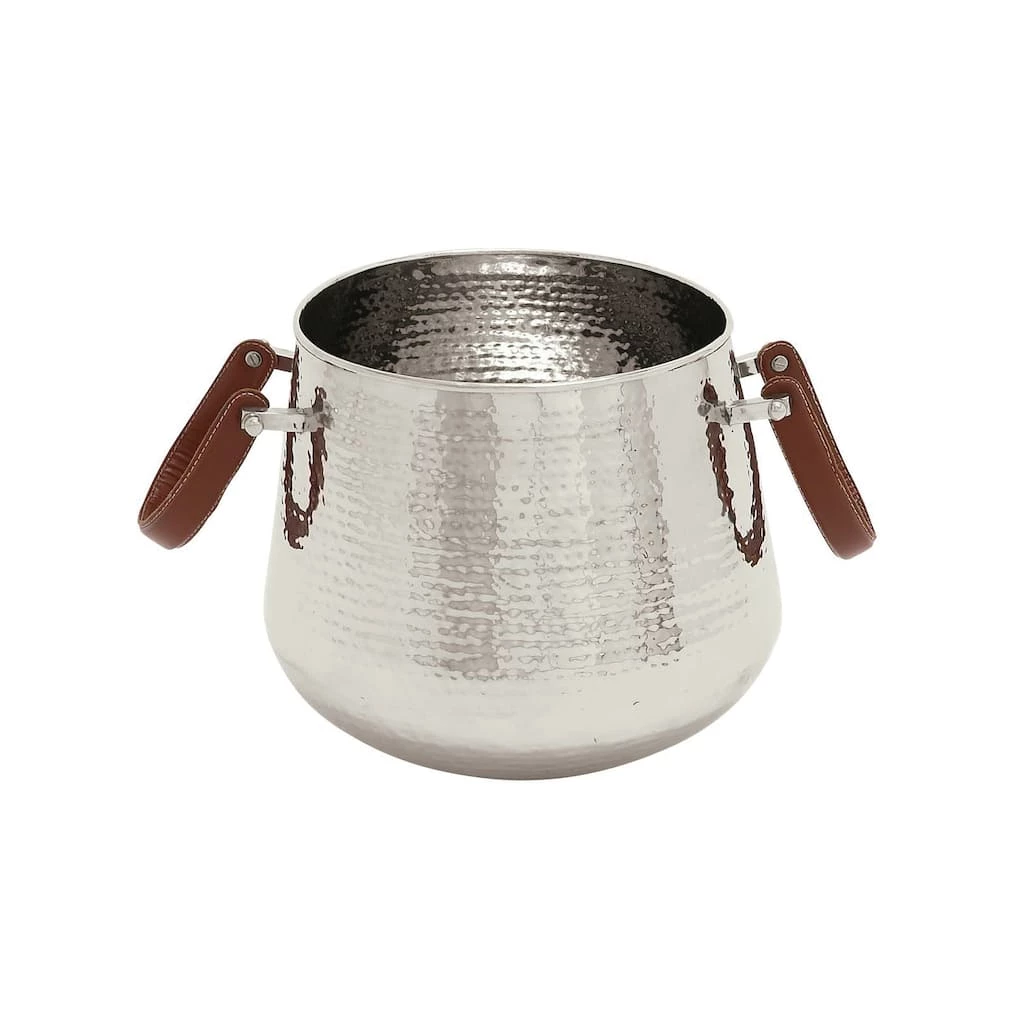Deals π 15" Silver Modern Wine Bucket by Ivory and Iris π― 1 Deals π 15" Silver Modern Wine Bucket by Ivory and Iris π―