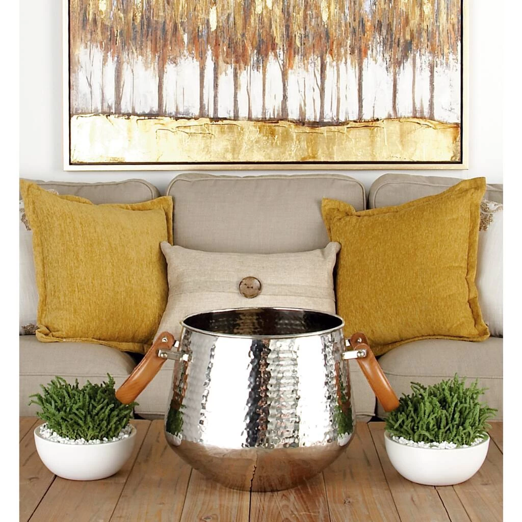 Deals π 15" Silver Modern Wine Bucket by Ivory and Iris π― 4 Deals π 15" Silver Modern Wine Bucket by Ivory and Iris π― - Image 4