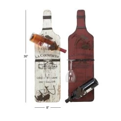 Flash Sale π€© 30" Black Wood Vintage Wine Rack Set by Ivory and Iris π 16 Flash Sale π€© 30" Black Wood Vintage Wine Rack Set by Ivory and Iris π -Cheap Ivory and Iris Store D396047S 8