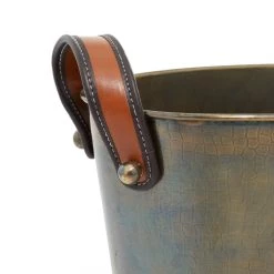 Best reviews of ✨ 16" Bronze Contemporary Wine Bucket by Ivory and Iris ❤️ -Cheap Ivory and Iris Store D396048S 3