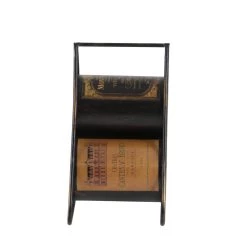 Top 10 🔥 11" Black Industrial Wine Rack by Ivory and Iris ❤️ -Cheap Ivory and Iris Store D396057S 4