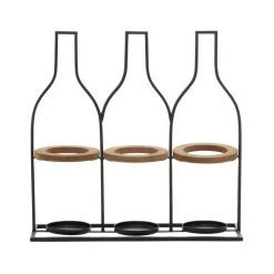 Wholesale π€© 16" Black Metal Farmhouse Wine Rack by Ivory and Iris 𧨠10 Wholesale π€© 16" Black Metal Farmhouse Wine Rack by Ivory and Iris 𧨠-Cheap Ivory and Iris Store D396058S 3