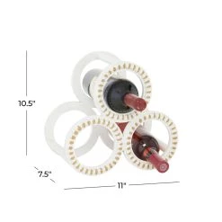 Buy π₯° 11" White Wood Farmhouse Wine Rack by Ivory and Iris π 12 Buy π₯° 11" White Wood Farmhouse Wine Rack by Ivory and Iris π -Cheap Ivory and Iris Store D396088S 6