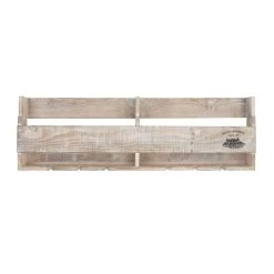 Deals ⭐ 36" Brown Wood Farmhouse Wine Holder by Ivory and Iris 🎁 -Cheap Ivory and Iris Store D396098S 4