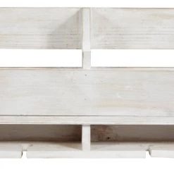 Deals ⭐ 36" Brown Wood Farmhouse Wine Holder by Ivory and Iris 🎁 -Cheap Ivory and Iris Store D396098S 5