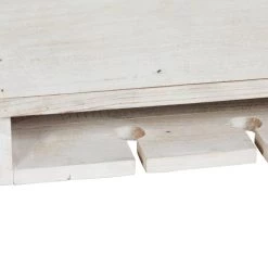 Deals ⭐ 36" Brown Wood Farmhouse Wine Holder by Ivory and Iris 🎁 -Cheap Ivory and Iris Store D396098S 7