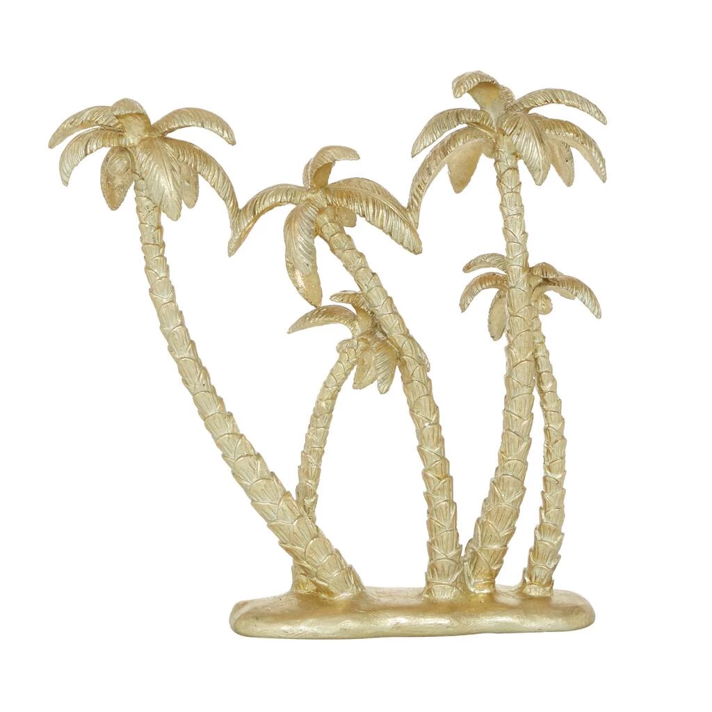 Best deal π 16" Gold Coastal Palm Tree Sculpture by Ivory and Iris π 6 Best deal π 16" Gold Coastal Palm Tree Sculpture by Ivory and Iris π - Image 6