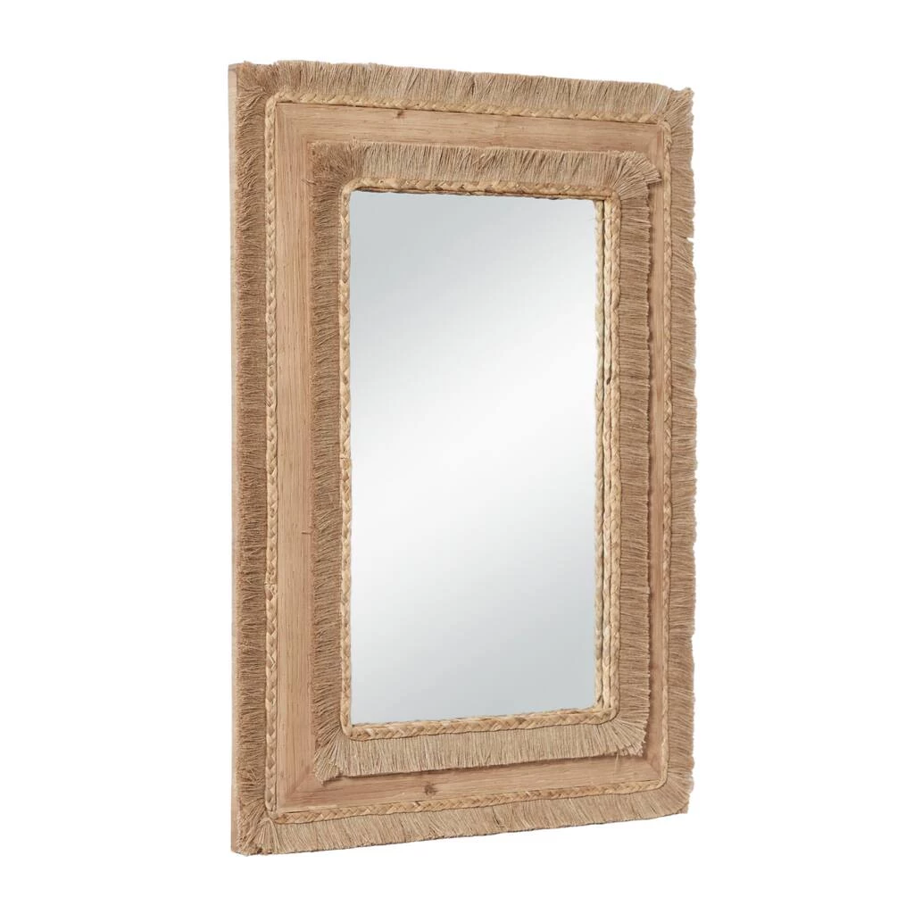 Best deal β 36" Brown Bohemian Style Wood Wall Mirror by Ivory and Iris π 2 Best deal β 36" Brown Bohemian Style Wood Wall Mirror by Ivory and Iris π - Image 2