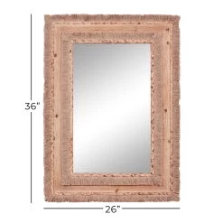 Best deal β 36" Brown Bohemian Style Wood Wall Mirror by Ivory and Iris π 13 Best deal β 36" Brown Bohemian Style Wood Wall Mirror by Ivory and Iris π -Cheap Ivory and Iris Store D396326S 6