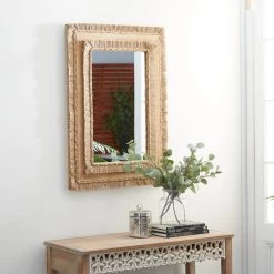 Best deal β 36" Brown Bohemian Style Wood Wall Mirror by Ivory and Iris π 14 Best deal β 36" Brown Bohemian Style Wood Wall Mirror by Ivory and Iris π -Cheap Ivory and Iris Store D396326S 7