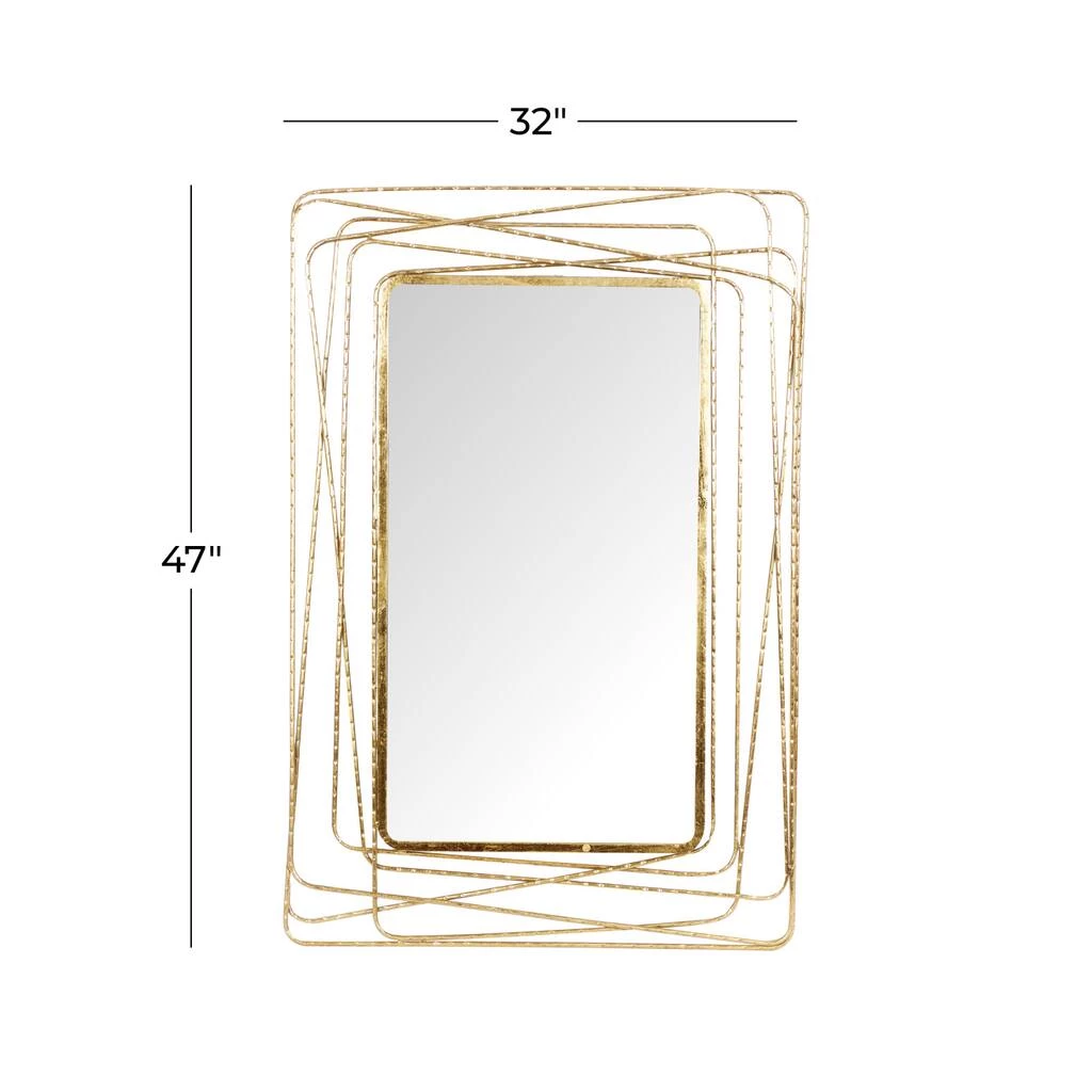 Best Sale π€© 47" Gold Metal Contemporary Wall Mirror by Ivory and Iris π 6 Best Sale π€© 47" Gold Metal Contemporary Wall Mirror by Ivory and Iris π - Image 6