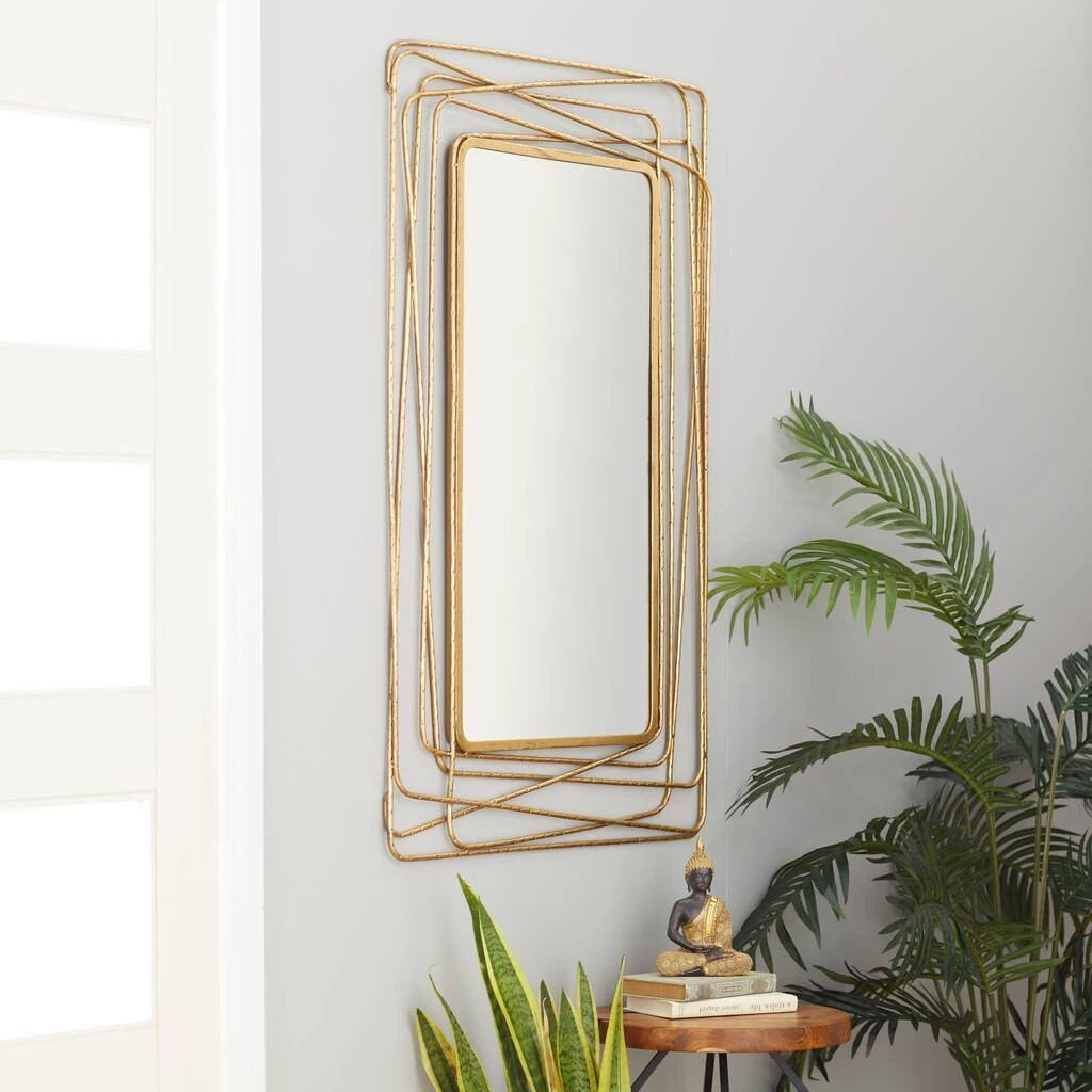 Best Sale π€© 47" Gold Metal Contemporary Wall Mirror by Ivory and Iris π 2 Best Sale π€© 47" Gold Metal Contemporary Wall Mirror by Ivory and Iris π - Image 2