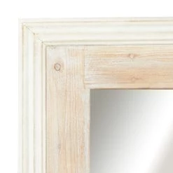 Brand new 🤩 59" White Farmhouse Wood Wall Mirror by Ivory and Iris 💯 -Cheap Ivory and Iris Store D396340S 4