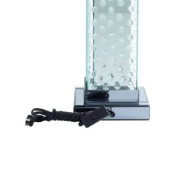 Outlet 😀 31" Gray Glass Glam Table Lamp by Ivory and Iris ✔️ -Cheap Ivory and Iris Store D399082S 5