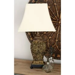 Best reviews of 🔥 30" Brown Polystone Rustic Table Lamp, 2ct. by Ivory and Iris 💯 -Cheap Ivory and Iris Store D399090S 12