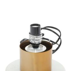 Promo π 16" White Metal Modern Table Lamp by Ivory and Iris π― 10 Promo π 16" White Metal Modern Table Lamp by Ivory and Iris π― -Cheap Ivory and Iris Store D399092S 5