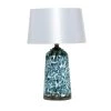 Promo 🤩 28" Blue Glass Bohemian Table Lamp by Ivory and Iris 🧨