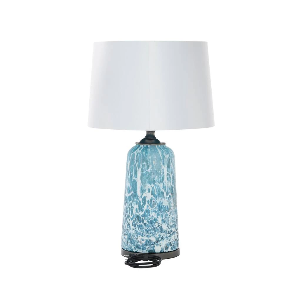 Promo π€© 28" Blue Glass Bohemian Table Lamp by Ivory and Iris 𧨠2 Promo π€© 28" Blue Glass Bohemian Table Lamp by Ivory and Iris 𧨠- Image 2
