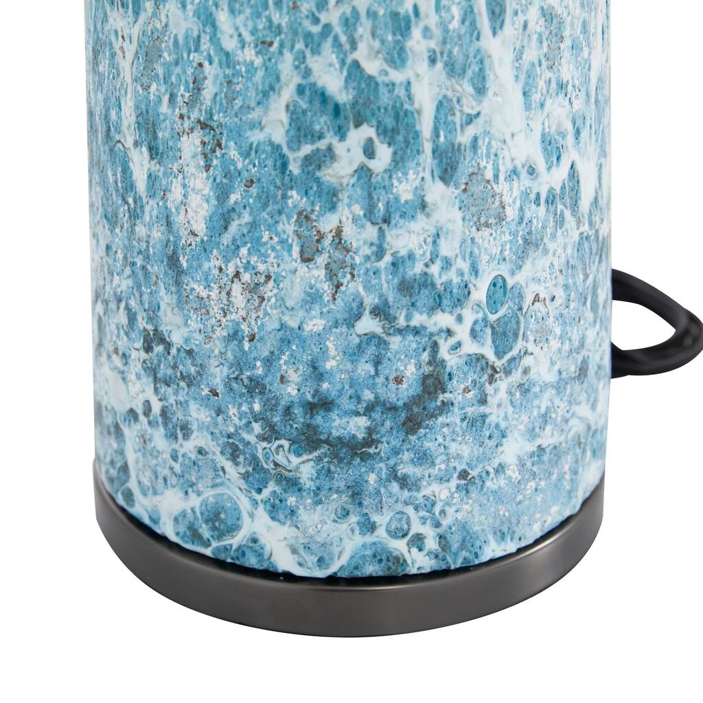 Promo π€© 28" Blue Glass Bohemian Table Lamp by Ivory and Iris 𧨠3 Promo π€© 28" Blue Glass Bohemian Table Lamp by Ivory and Iris 𧨠- Image 3