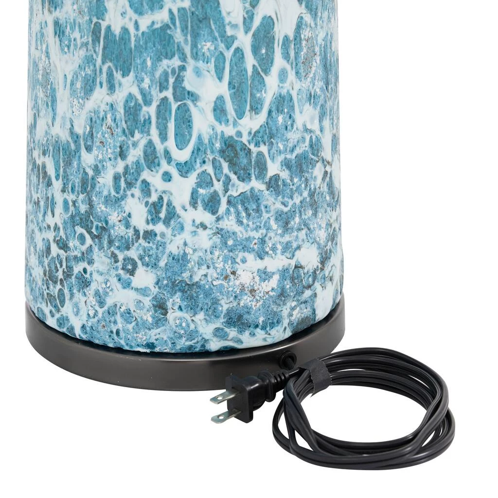 Promo π€© 28" Blue Glass Bohemian Table Lamp by Ivory and Iris 𧨠6 Promo π€© 28" Blue Glass Bohemian Table Lamp by Ivory and Iris 𧨠- Image 6