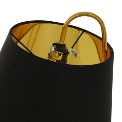 Buy ✔️ 22" Black Metal Glam Table Lamp by Ivory and Iris 😉 -Cheap Ivory and Iris Store D399097S 4