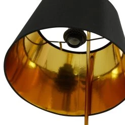 Buy ✔️ 22" Black Metal Glam Table Lamp by Ivory and Iris 😉 -Cheap Ivory and Iris Store D399097S 5