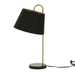 Buy ✔️ 22" Black Metal Glam Table Lamp by Ivory and Iris 😉 -Cheap Ivory and Iris Store D399097S 8