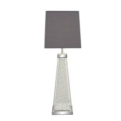 Flash Sale 🥰 29" Silver Glass Glam Table Lamp by Ivory and Iris 😍