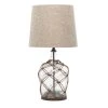 Best Sale 🛒 29" Brown Glass & Iron Coastal Table Lamp by Ivory and Iris 😍