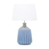 Hot Sale ❤️ 24" Blue Ceramic Coastal Table Lamp by Ivory and Iris 😀