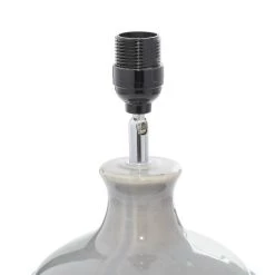 Hot Sale ❤️ 24" Blue Ceramic Coastal Table Lamp by Ivory and Iris 😀 -Cheap Ivory and Iris Store D399108S 3