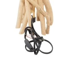 Buy 🛒 24" Natural Beige Wood Rustic Table Lamp by Ivory and Iris 🤩 -Cheap Ivory and Iris Store D399110S 6