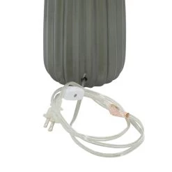 Outlet ⌛ 24" Gray Ceramic Traditional Table Lamp by Ivory and Iris 🥰 -Cheap Ivory and Iris Store D399113S 6