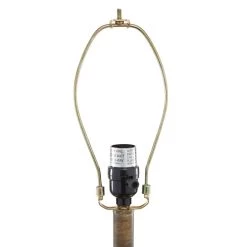 Flash Sale ⌛ Set of 2 Brown Polystone Traditional Table Lamp, 32" by Ivory and Iris ⌛ -Cheap Ivory and Iris Store D399126S 4