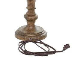 Flash Sale ⌛ Set of 2 Brown Polystone Traditional Table Lamp, 32" by Ivory and Iris ⌛ -Cheap Ivory and Iris Store D399126S 7