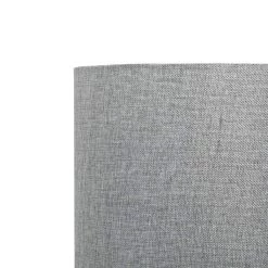 Hot Sale 🔔 Light Grey Ceramic Modern Table Lamp, 22" x 14" x 14" by Ivory and Iris 😉 -Cheap Ivory and Iris Store D399128S 4 1