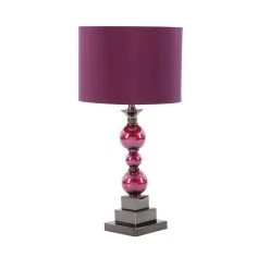 Wholesale 🤩 Set of 2 Red Glass Glam Table Lamp, 24" by Ivory and Iris 🎁 -Cheap Ivory and Iris Store D399133S 3