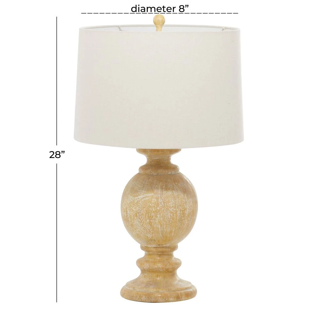 Best deal π Beige Polystone Coastal Accent Lamp, 8" x 8" x 28" by Ivory and Iris π 5 Best deal π Beige Polystone Coastal Accent Lamp, 8" x 8" x 28" by Ivory and Iris π - Image 5