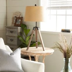 Best deal 😍 Set of 2 Brown Wood Rustic Table Lamp, 31" by Ivory and Iris 🥰 -Cheap Ivory and Iris Store D399137S 12