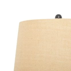 Best deal 😍 Set of 2 Brown Wood Rustic Table Lamp, 31" by Ivory and Iris 🥰 -Cheap Ivory and Iris Store D399137S 4